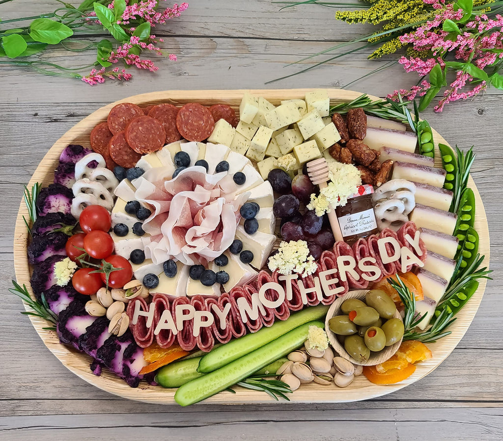 Charity Leaf Disposable Palm Leaf 17" x 12" Trays (10 pieces) Bamboo Like Serving Platters, Disposable Boards, Eco-Friendly Dinnerware For Weddings, Catering, Events