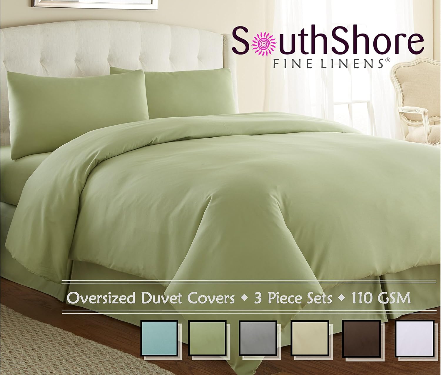 Tropic Leaf Duvet Cover Set