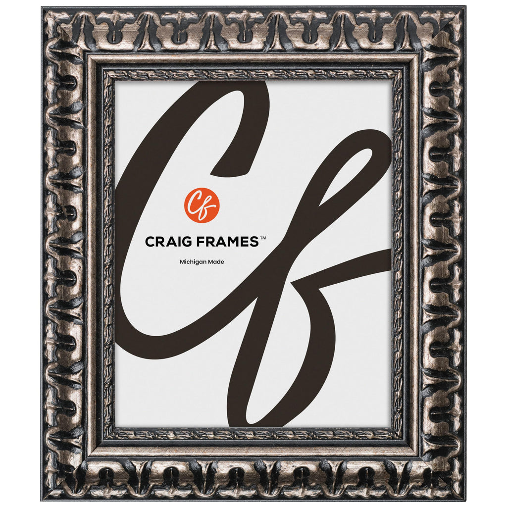 Craig Frames Bravado Ornate Antique Bronze Picture Frame, 4 by 6-Inch
