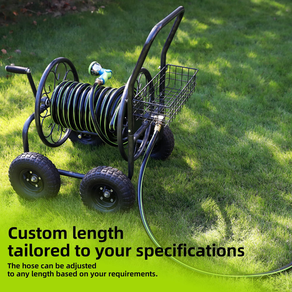 Worth Leader Short Garden Hose 3/4 in. x 2 ft. - Heavy Duty Lightweight PVC Water Hose - Flexible, No Kink, Leakproof, Male to Female Fittings - 200PSI Work & 500PSI Burst, for Lawn & Commercial Use