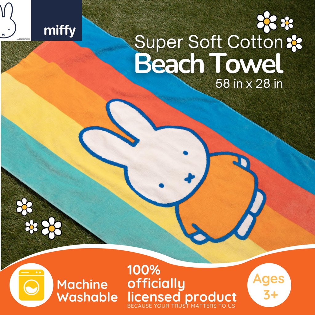 Barney Classic Kids Super Soft Cotton Bath/Pool/Beach Towel, 58 in x 28 in, (Offical Licensed Product) By Franco