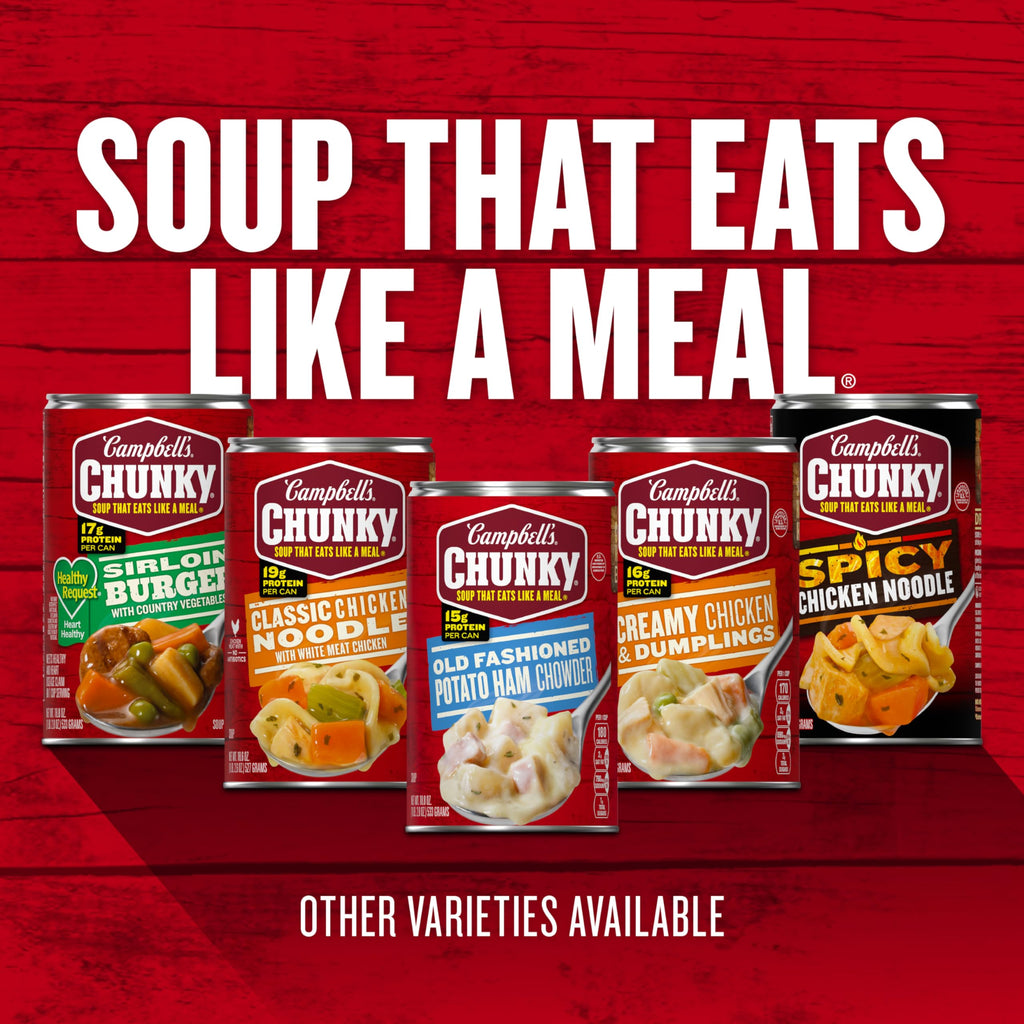Campbell's Chunky Soup, Healthy Request New England Clam Chowder, 18.8 Ounce Can (Case Of 12)