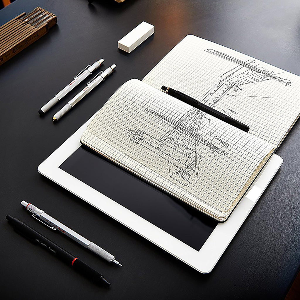 rOtring 600 Mechanical Pencil, 0.5mm, Black Barrel - For Writing, Drafting, Engineering, Architecture Professionals