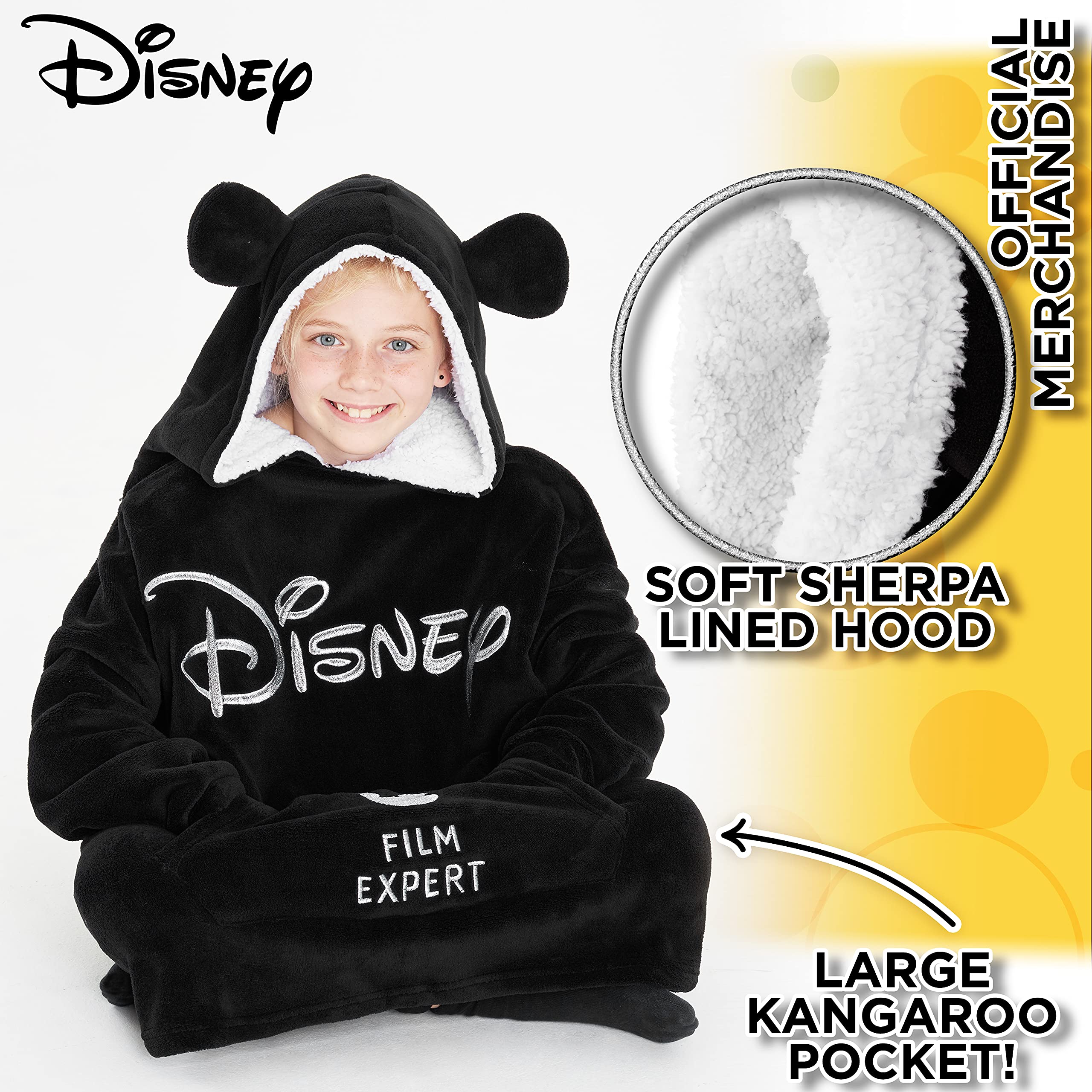 Disney Stitch Blanket Hoodie for Kids Cozy Fleece Wearable Blanket Stitch Gifts