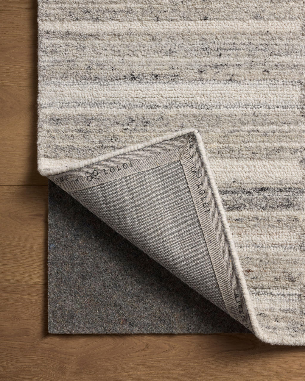 Loloi Magnolia Home by Joanna Gaines Rae Collection RAE-02 Charcoal/Mist 2'-3" x 3'-9" Accent Rug