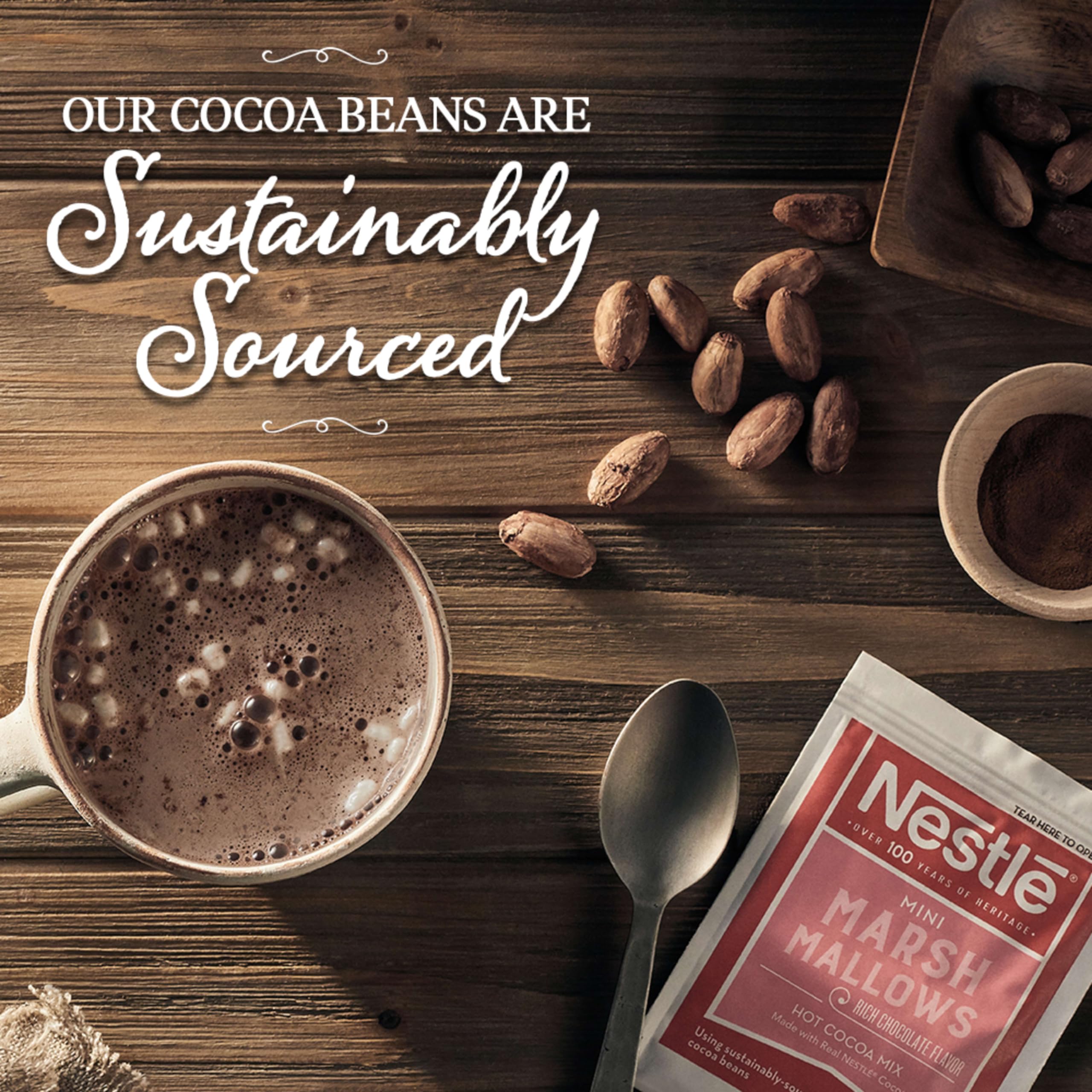 Nestle Hot Chocolate Packets, Milk Chocolate Flavor Hot Cocoa Mix, Made with Real Cocoa, Bulk Pack, 0.71 oz Packet (60 Count)