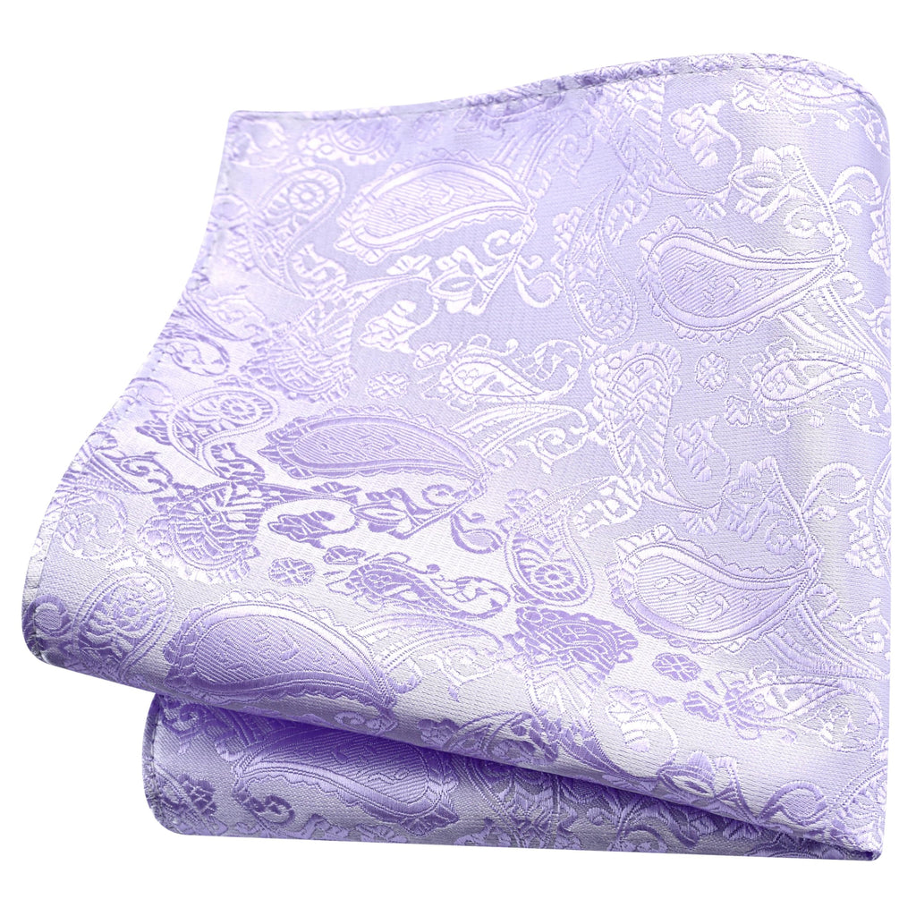 GUSLESON 3.15"（8cm） Mens Paisley Tie and Lapel Pin Necktie Hankerchief Cufflinks Set for Men
