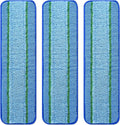 3 Pack Deep Clean Pads for Bona Family of Mops | Washable & Reusable Microfiber Cleaning Pad for Hardwood and Multi-Surface