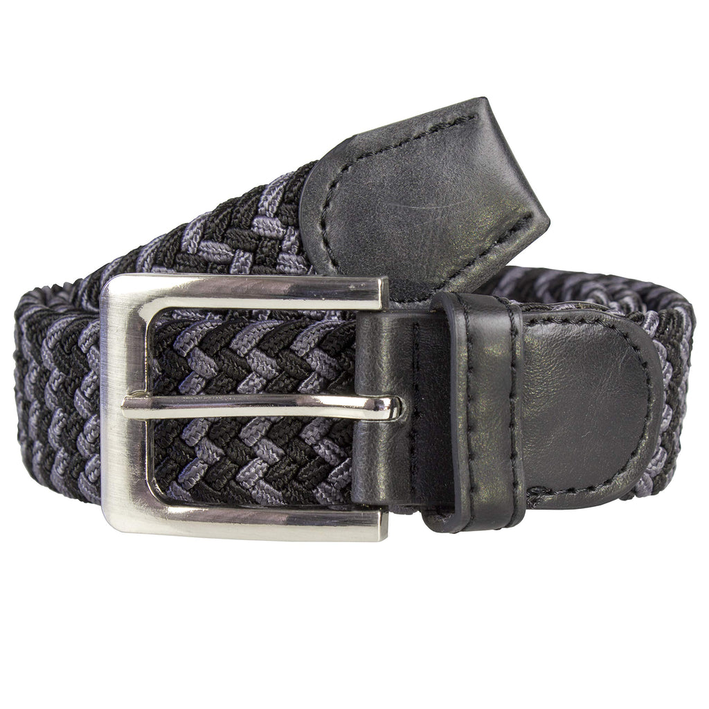 Gelante Canvas Elastic Fabric Woven Stretch Multicolored Braided Belts