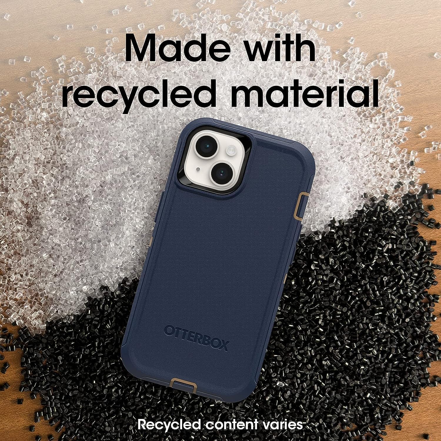 OtterBox iPhone 14 & iPhone 13 (Only) - Defender Series Case - Black - Case Only - Rugged & Durable - with Port Protection - Non-Retail Packaging