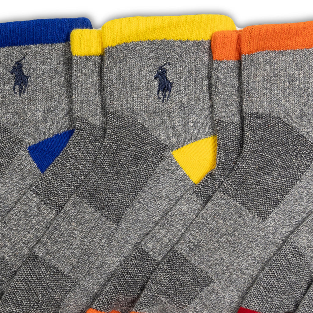 POLO RALPH LAUREN Men's Performance Cotton Quarter Socks