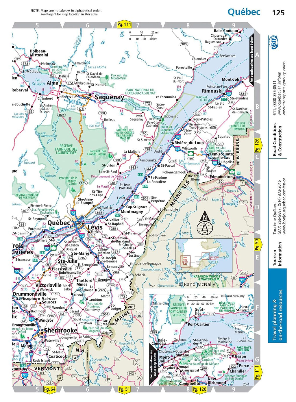 Rand McNally Road Atlas 2025: United States, Canada, Mexico Easy to Read Large Print Maps