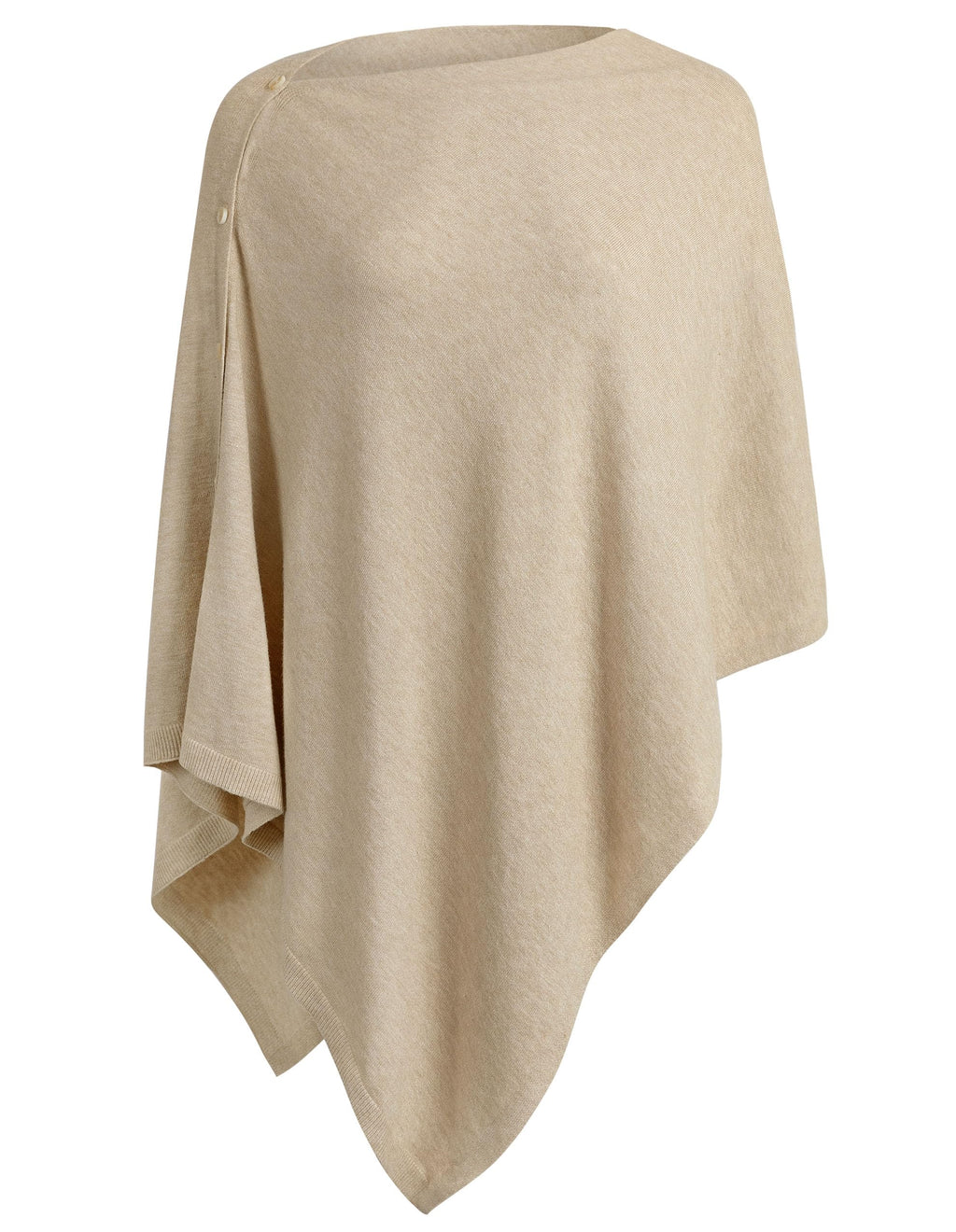 PULI Women's Versatile Knitted Shawls Scarf Poncho Sweater with Buttons Lightweight Spring Summer Fall Wraps