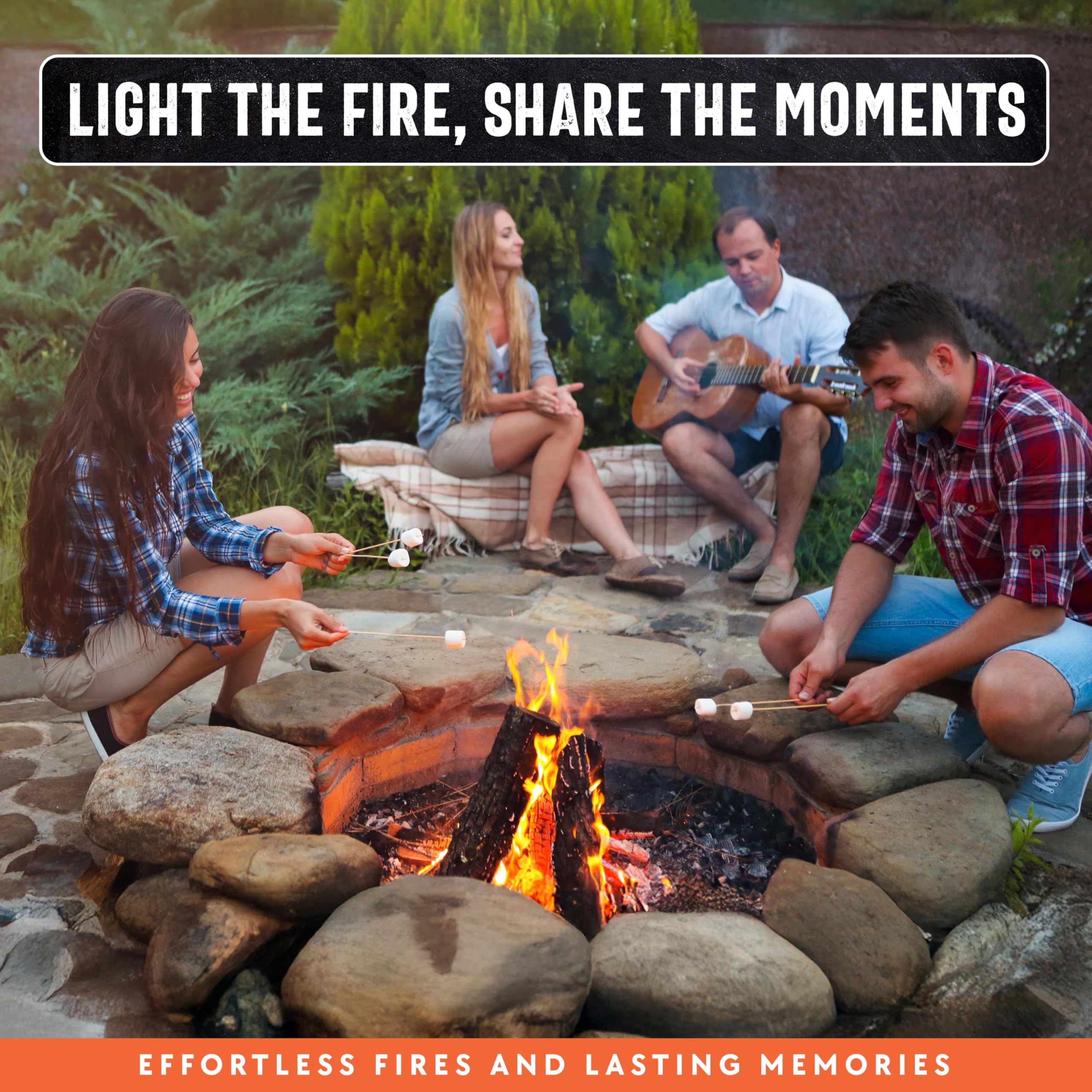 2lb Fatwood Fire Starter Sticks | 100% Natural Fire Starters for Campfires, Firepit, Wood Stoves, Fireplaces, BBQ | Start a Fire w/Just 2 Sticks | Camping Essentials by Billy Buckskin (2lb Bag)