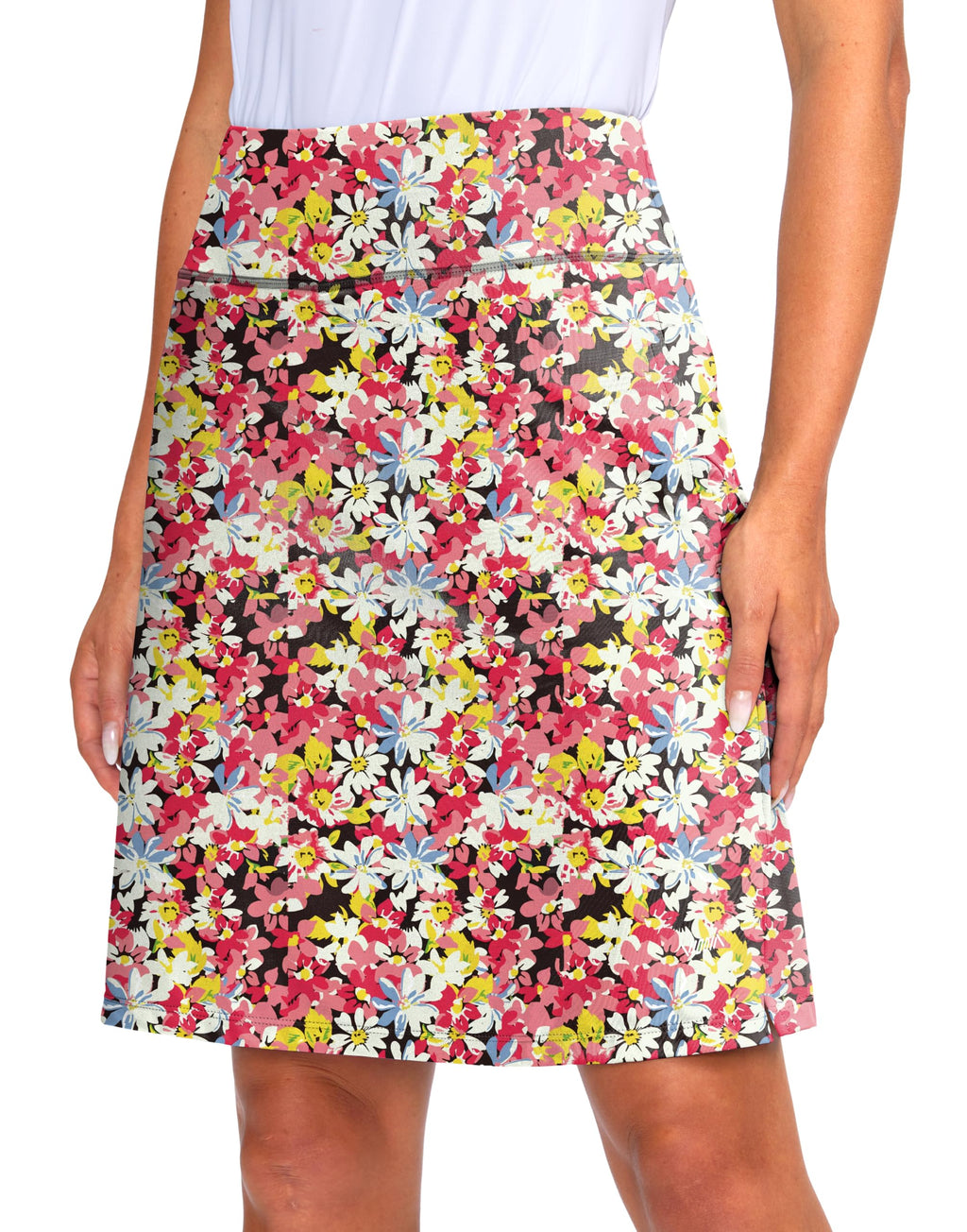 Viodia Women's 20" Knee Length Skorts Skirts UPF50+ Athletic Tennis Golf Skirt for Women Casual Summer Skirts