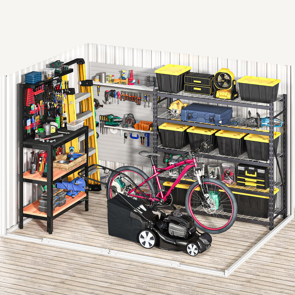 DWVO 6x4ft Outdoor Storage Shed, Lockable Metal Tool Storage Sheds, Waterproof Garden Sheds with Vents for Backyard, Patio, Garage, Lawn, Dark Gray