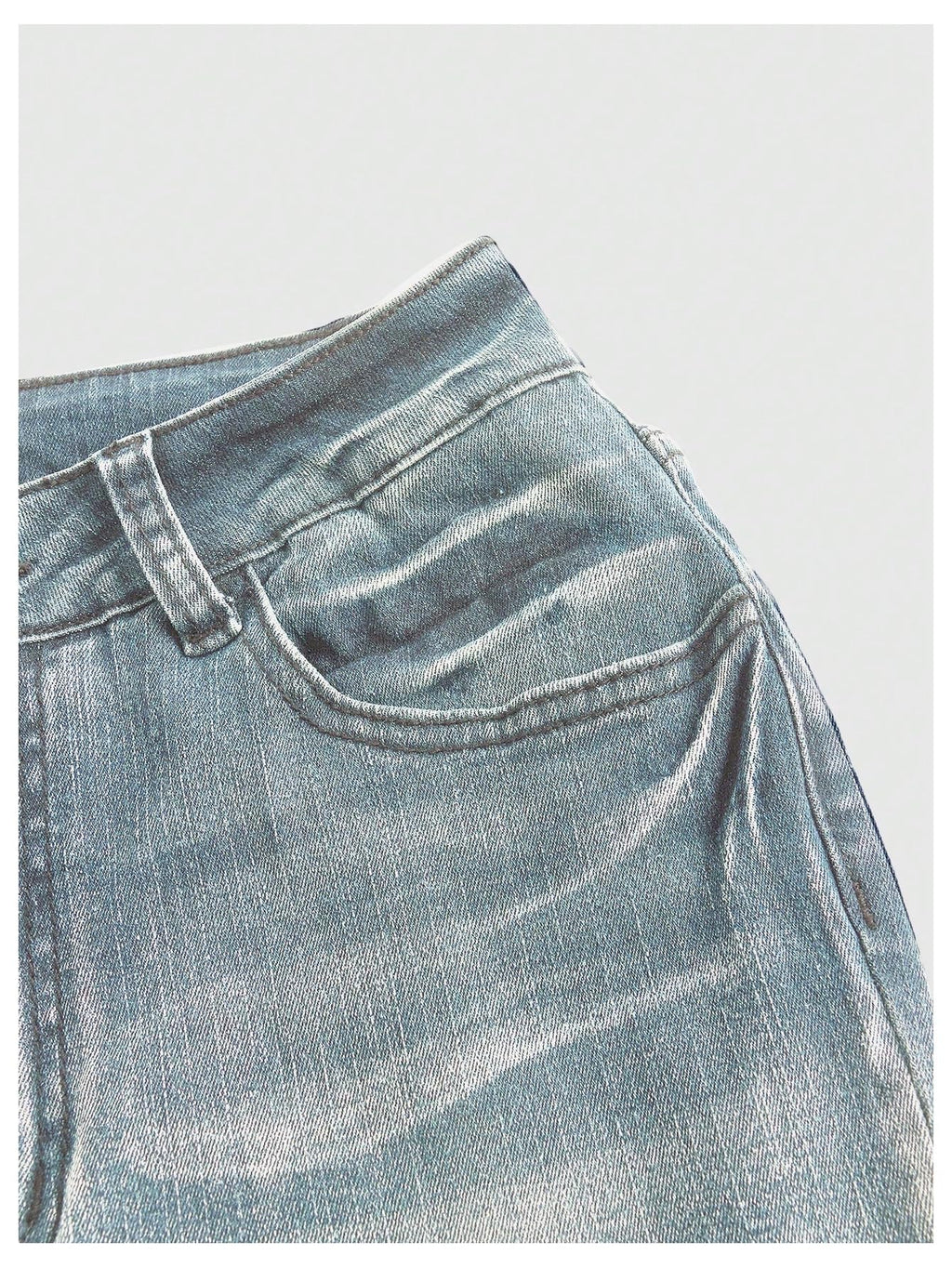 MakeMeChic Women's Bell Bottom Jeans Stretchy Flared Jeans Embroidered Y2K High Waist Denim Pants