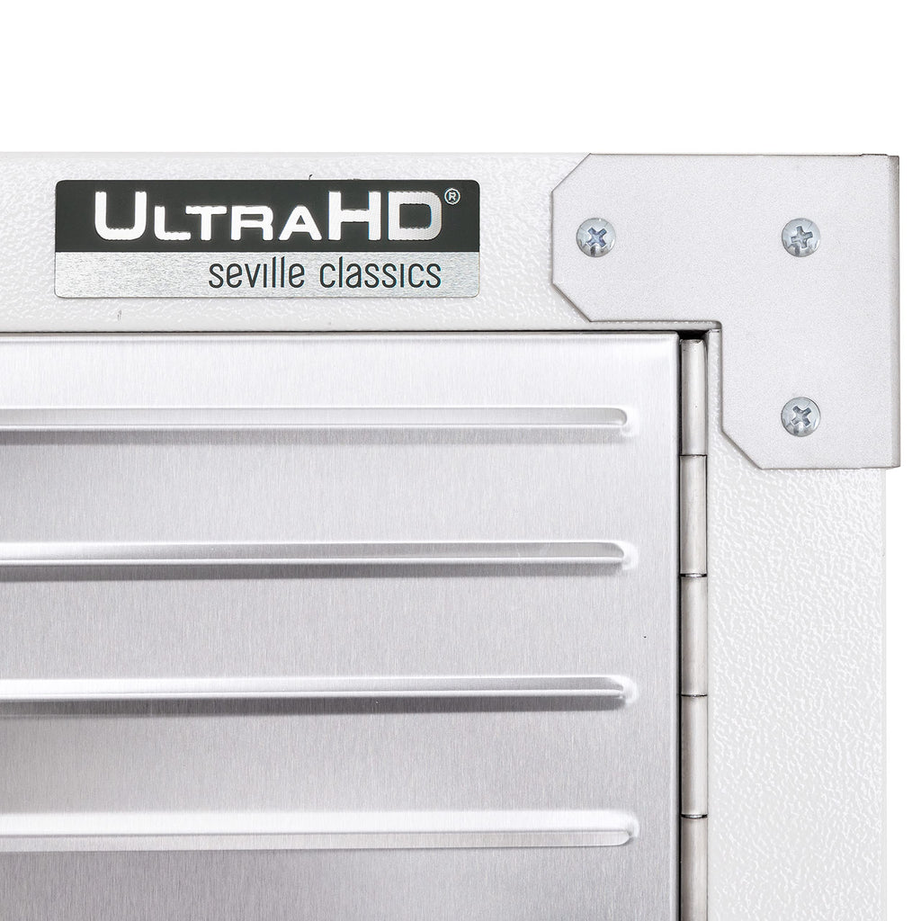 Seville Classics UltraHD Solid Steel Lockable Metal Storage Cabinet Locker Organizer, w/Adjustable Shelves for Garage, Warehouse, Office, Classroom, Granite, 30" W x 18" D x 72" H