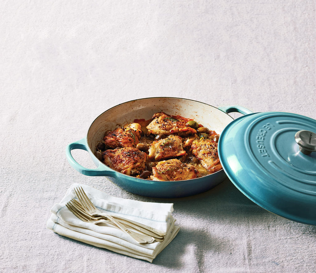 Le Creuset Enameled Cast Iron Signature Braiser, 3.5 qt., Artichaut