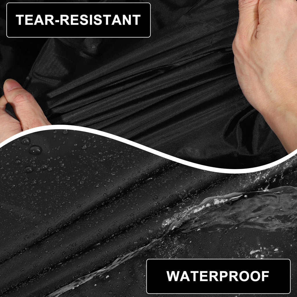 X AUTOHAUX Car Cover for Mini Cooper 2DR 2002-2021 210D-PU Outdoor Full Car Cover All Weather with Door Zipper