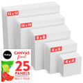 Chalkola Paint Canvas Panels 5x7 inch (15 Pack) for Acrylic Painting & Oil Art, Primed 100% Cotton Boards, Acid-Free for Professional Artists, Hobby Painters, Kids & Beginners