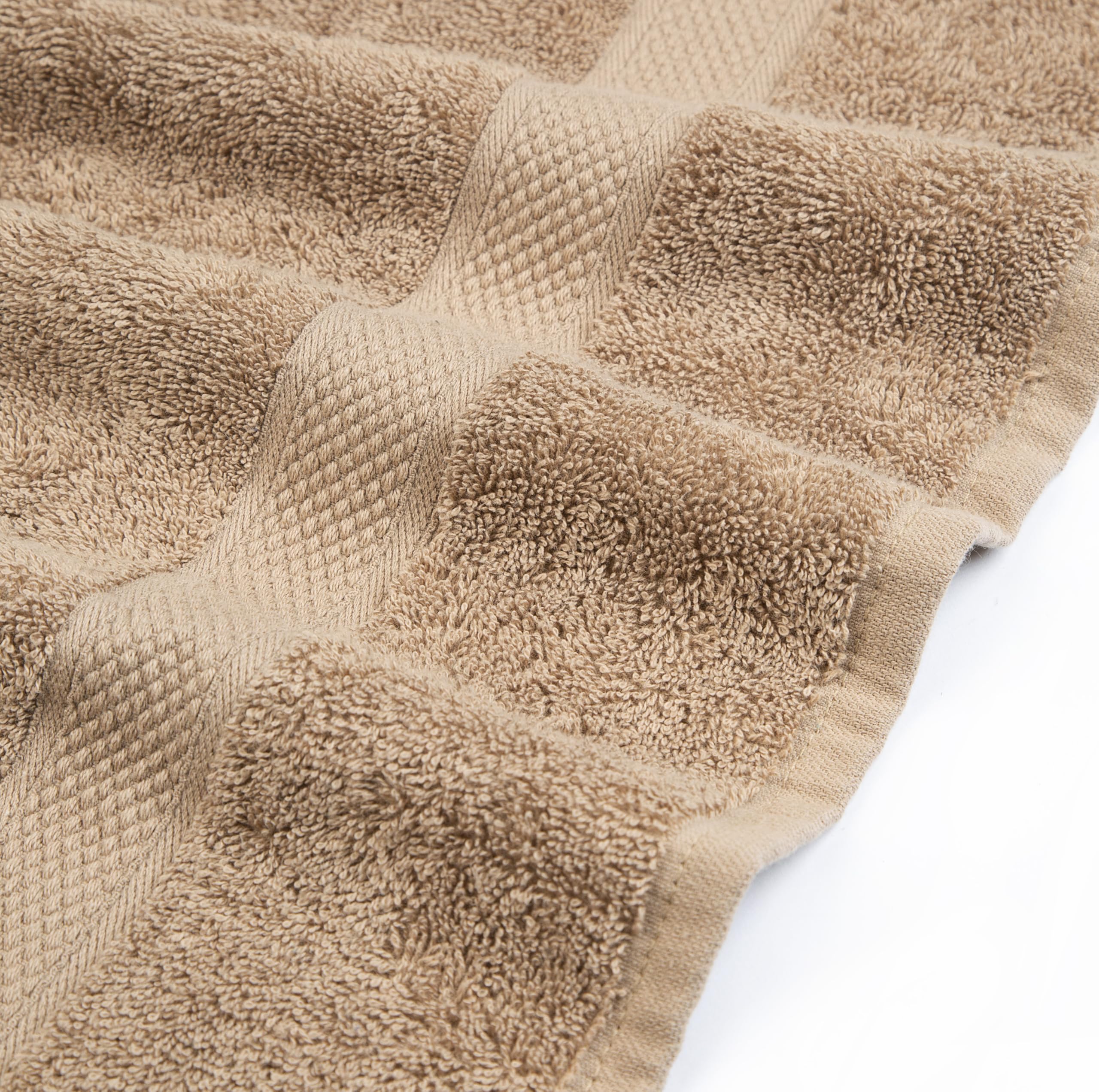 Pleasant Home Bath Towels Set of 6 (24” x 50”) 100% Cotton, 515 GSM | Lightweight, Soft & Highly Absorbent Luxury Towels for Bathroom | for Gym, Pool & Spa | 6 Pack, Gray