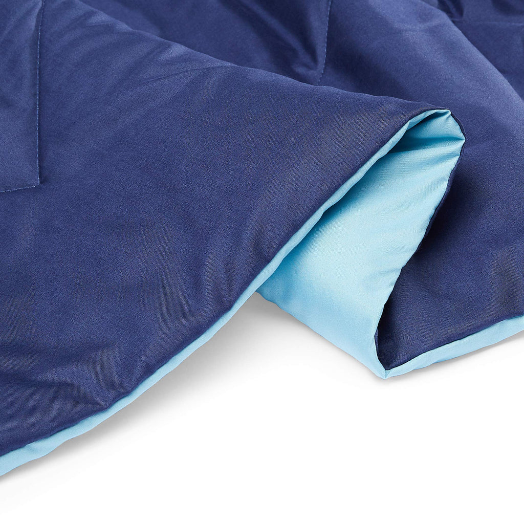 Amazon Basics Reversible Lightweight Microfiber All Season Comforter Blanket, Twin/Twin XL, Burgundy/Grey (Pack of 2)