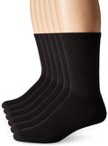 Hanes Men's ComfortBlend 6-Pack Lightweight Casual Assorted Crew Socks