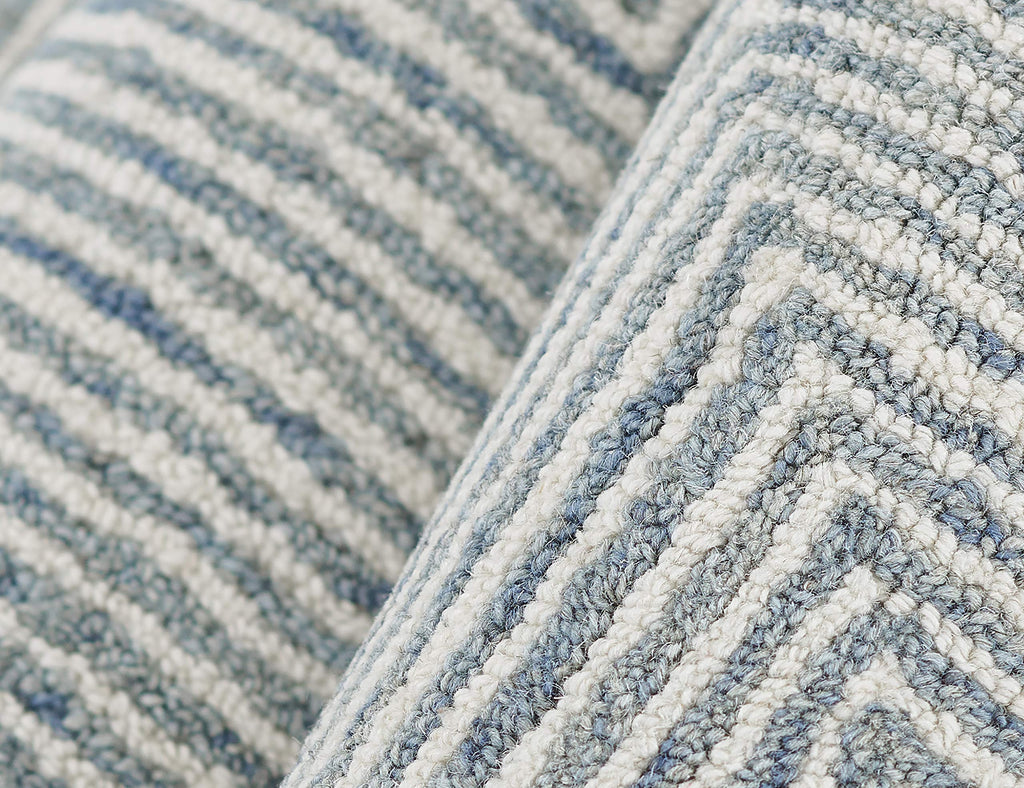 Momeni Charles Wool Hand Tufted Contemporary Indoor Area Rug, Blue, 2' X 3'