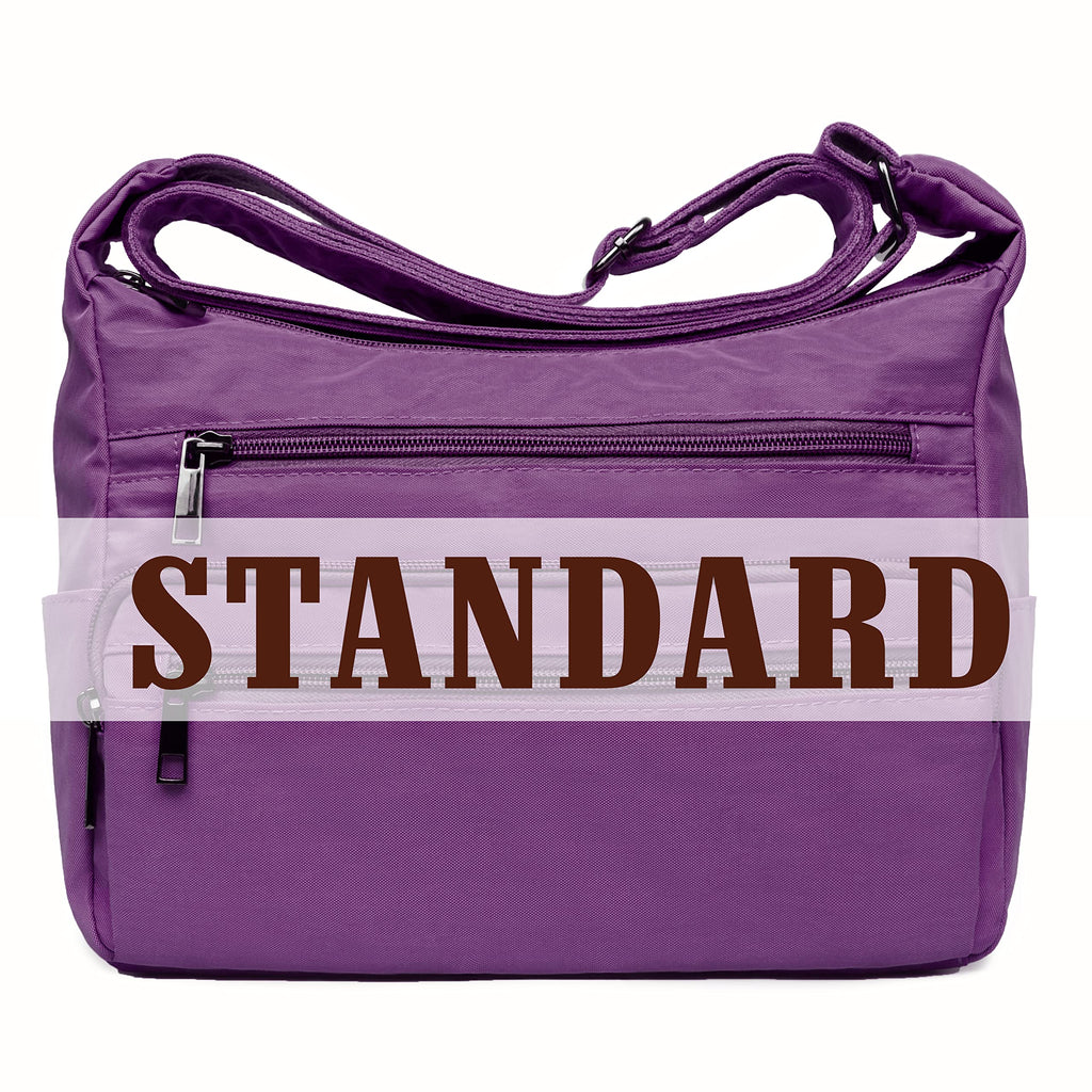 VOLGANIK ROCK RFID Purses for Women Fabric Nylon Multi Pocket Crossbody Bag Ladies Travel Handbag