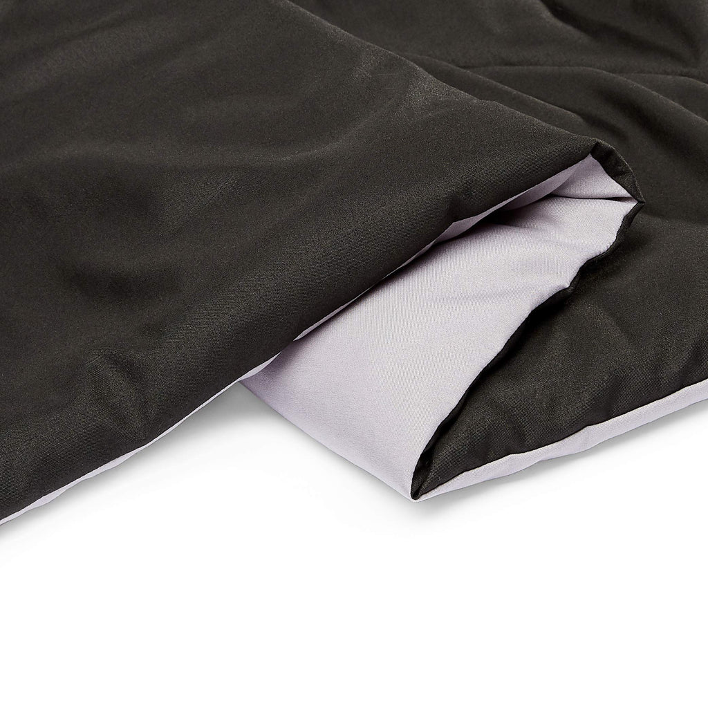 Amazon Basics Reversible Lightweight Microfiber All Season Comforter Blanket, Twin/Twin XL, Burgundy/Grey (Pack of 2)
