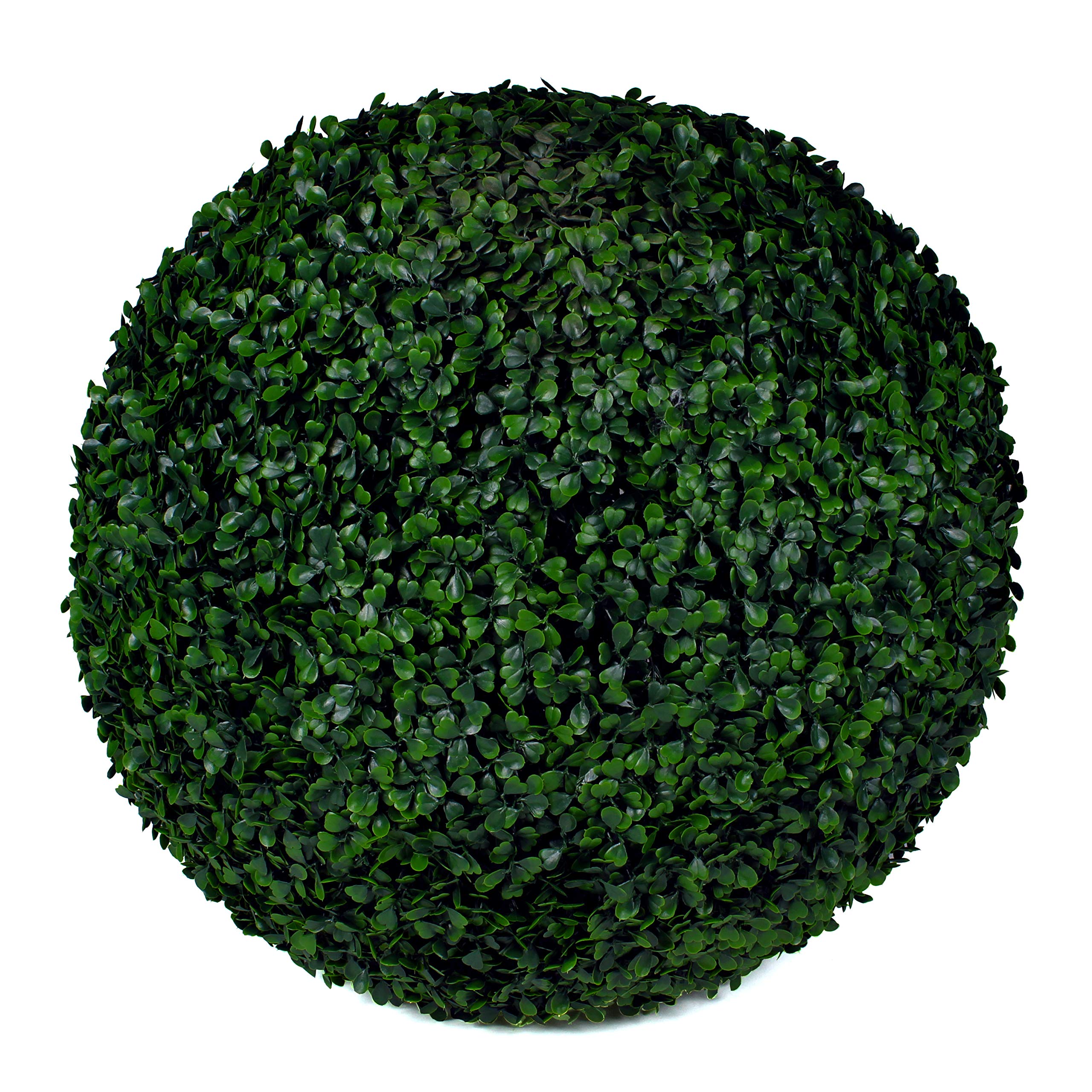 3rd Street Inn XL Baby's Breath Topiary Ball - Artificial Plant Set - Indoor/Outdoor Wedding Party Decor - Faux Foliage Garden Sphere - Tree and Bush Substitute (19")