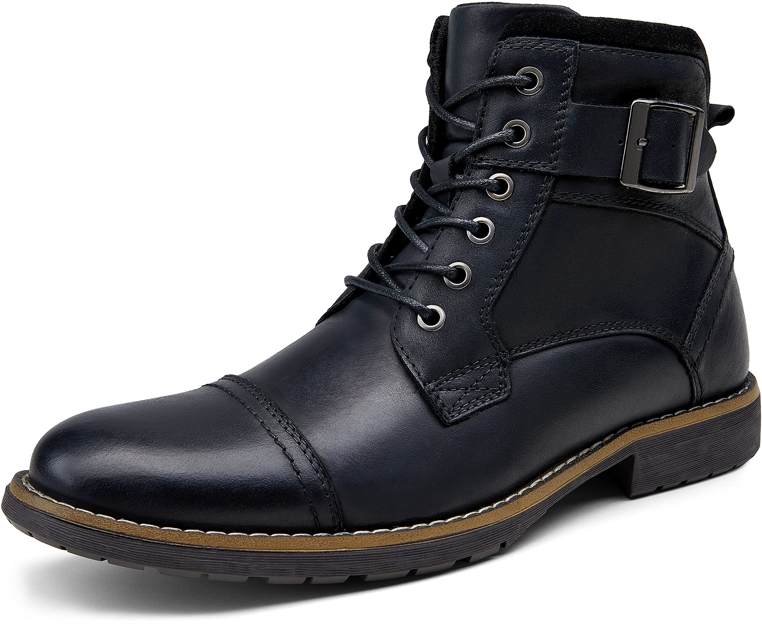 Vostey Men's Boots Boots for Men Casual Boots Motorcycle Combat Ankle Dress Boots Mens