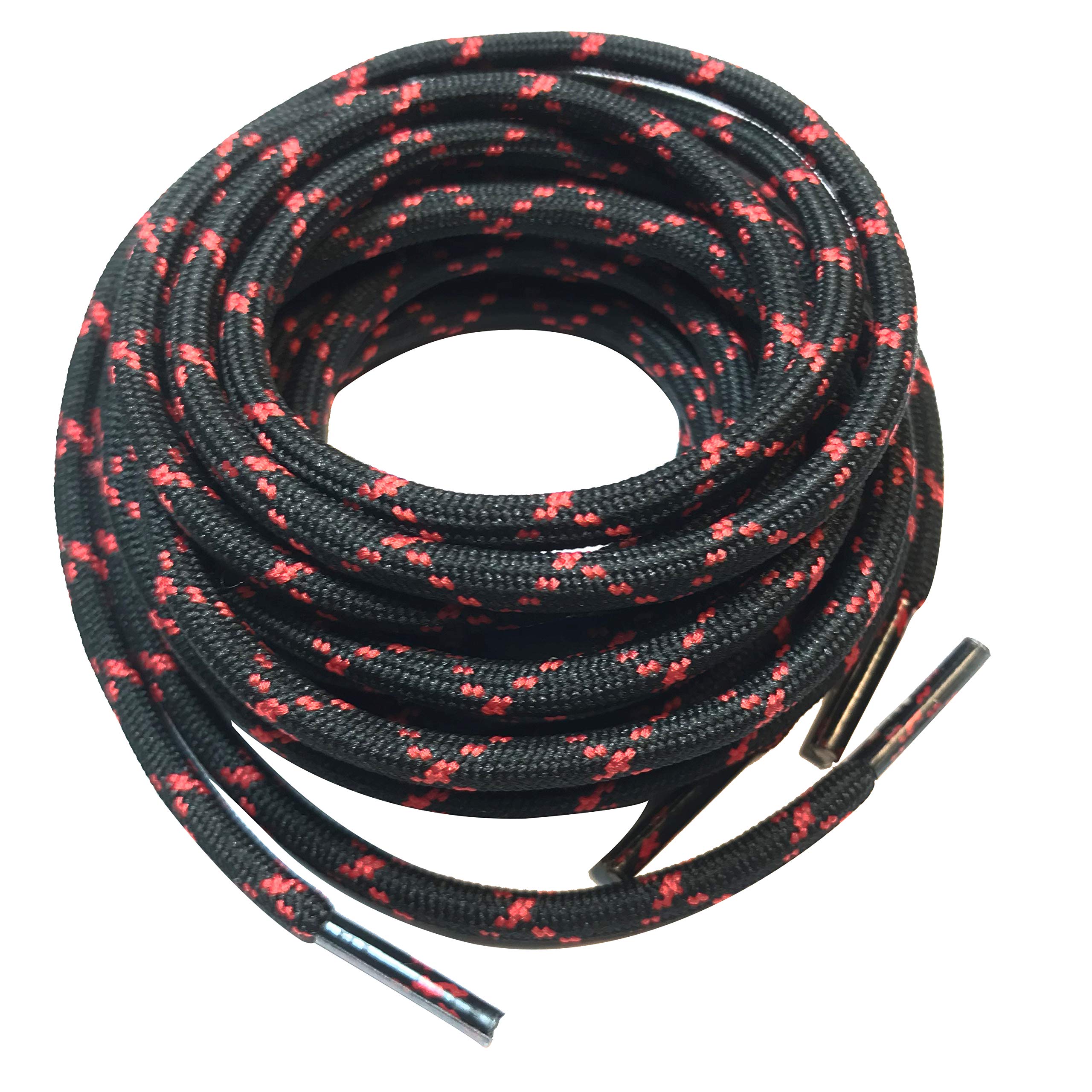 B&Q 3 Pairs Heavy Duty Round Boot Laces Shoelaces for Hiking Walking Construction Safety Work Boots Shoes