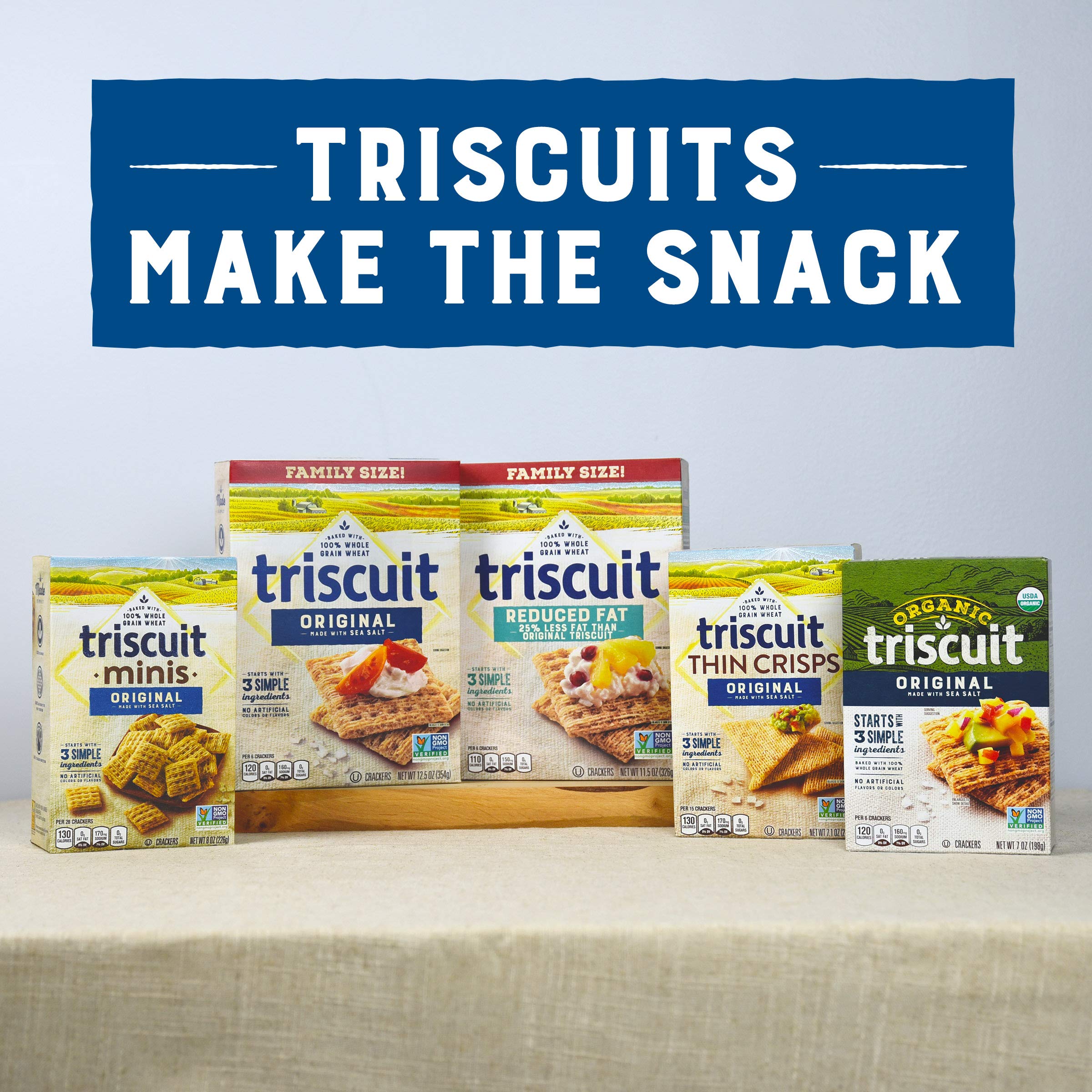 Triscuit Reduced Fat Whole Grain Wheat Crackers, 7.5 oz