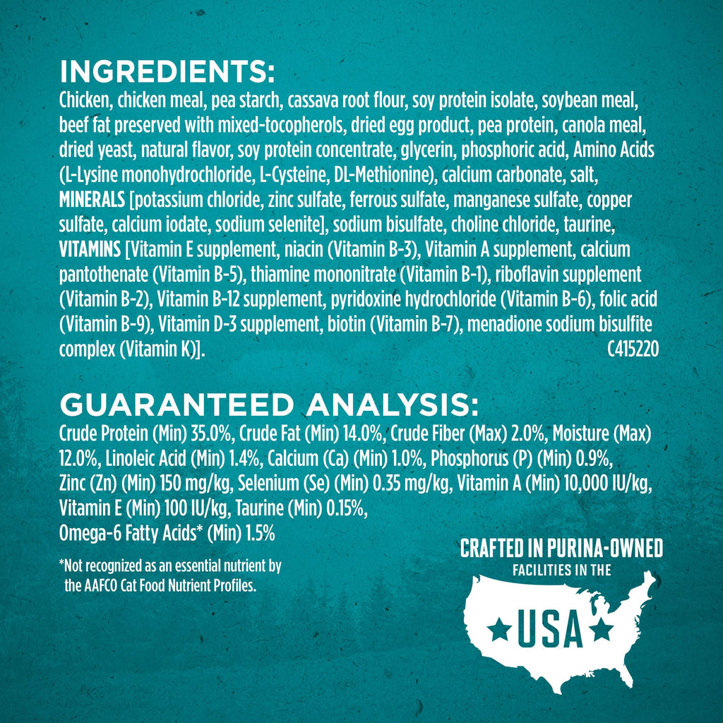 Purina ONE Natural High Protein Dry Dog Food Dry True Instinct with Real Beef and Salmon With Bone Broth and Added Vitamins, Minerals and Nutrients - 15 lb. Bag
