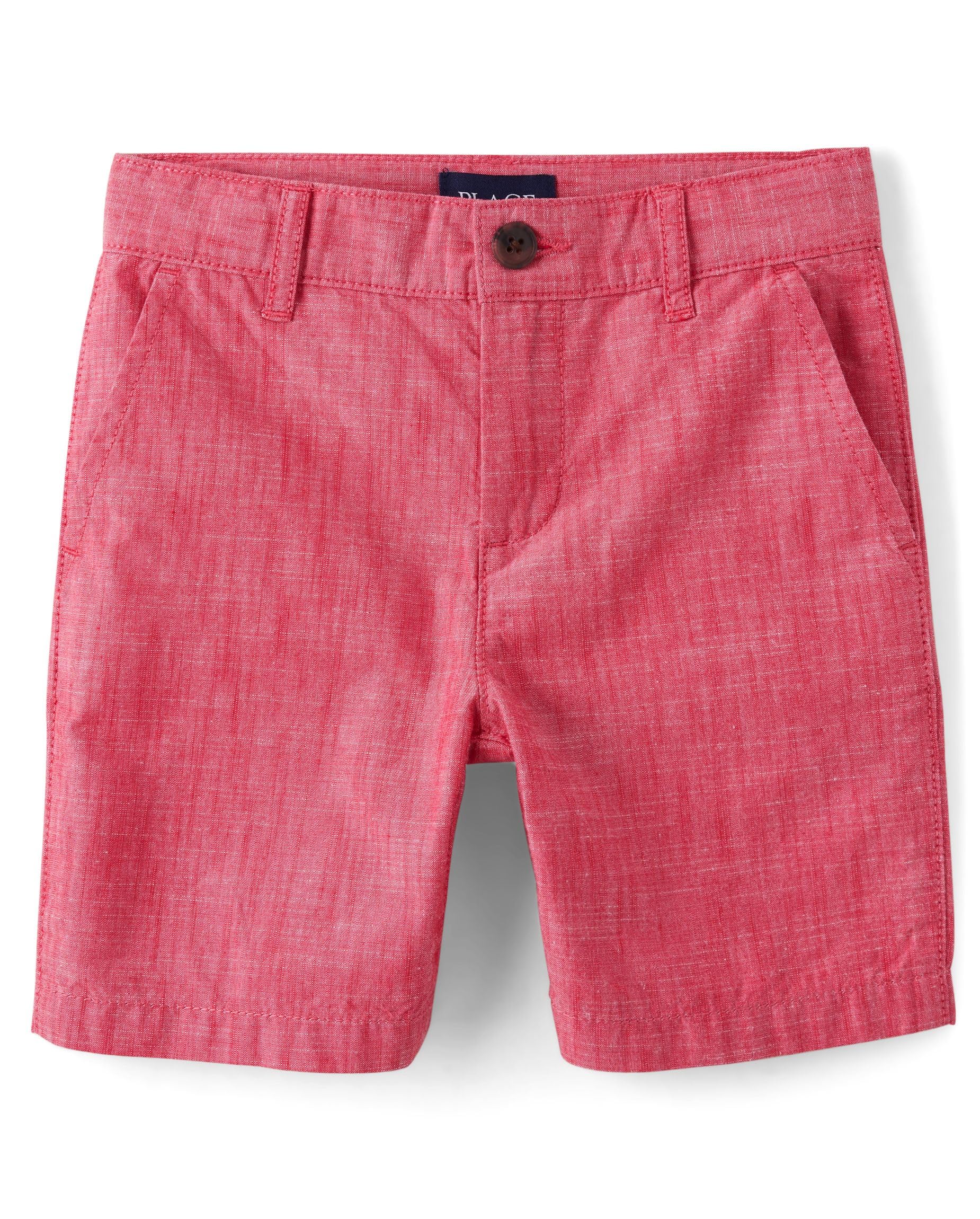 The Children's Place Boys' Textured Chino Shorts