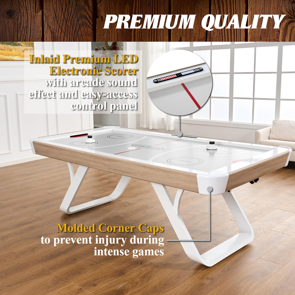 Barrington Billiards Air Hockey Table with Accessories, Perfect for Family Game Rooms | with Accessories