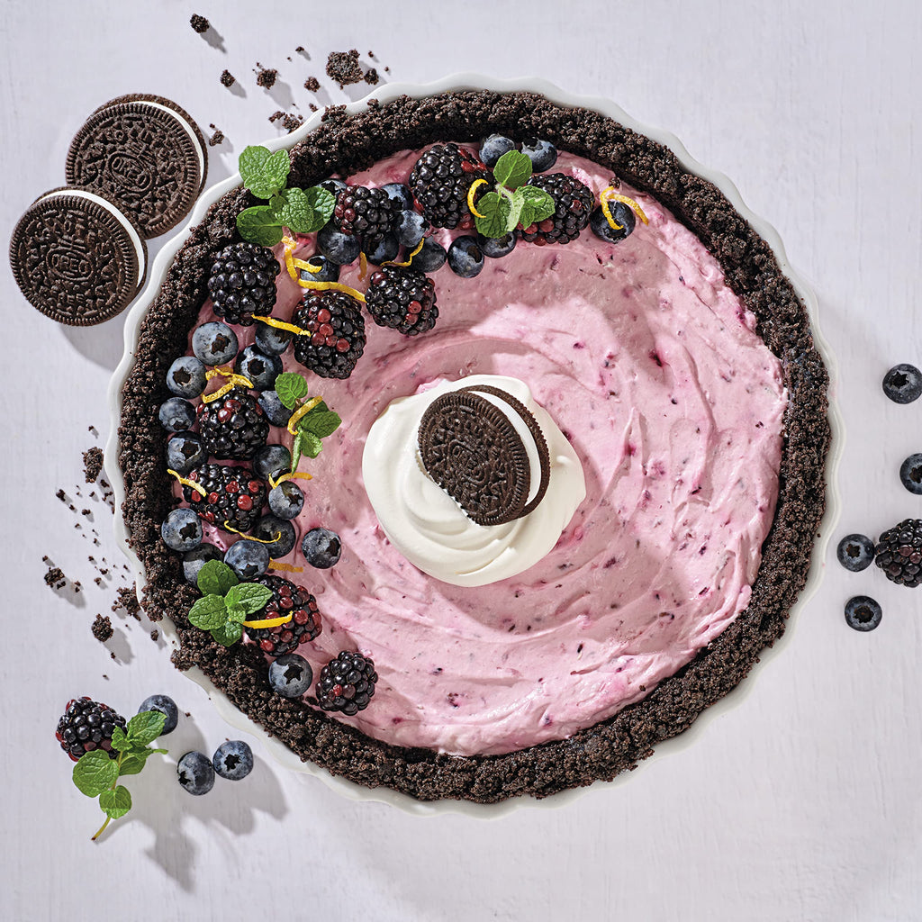 OREO Double Stuf Golden Sandwich Cookies, Family Size, 20 oz