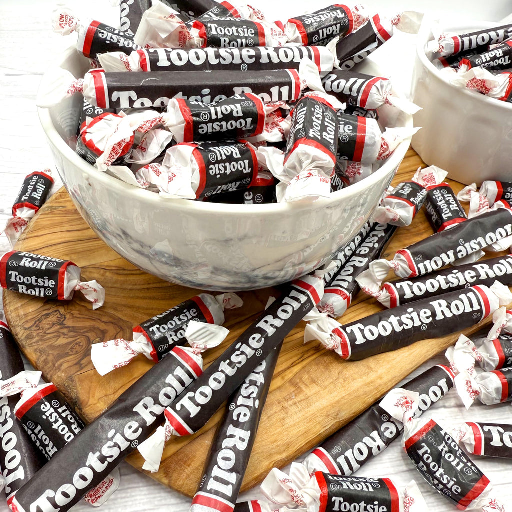 TootsieMidgees & Large Mix, 2lb Bulk Bag, Mini & Large Chocolate Bars, Individually Wrapped Bulk Candy, The Hampton Popcorn & Candy Company