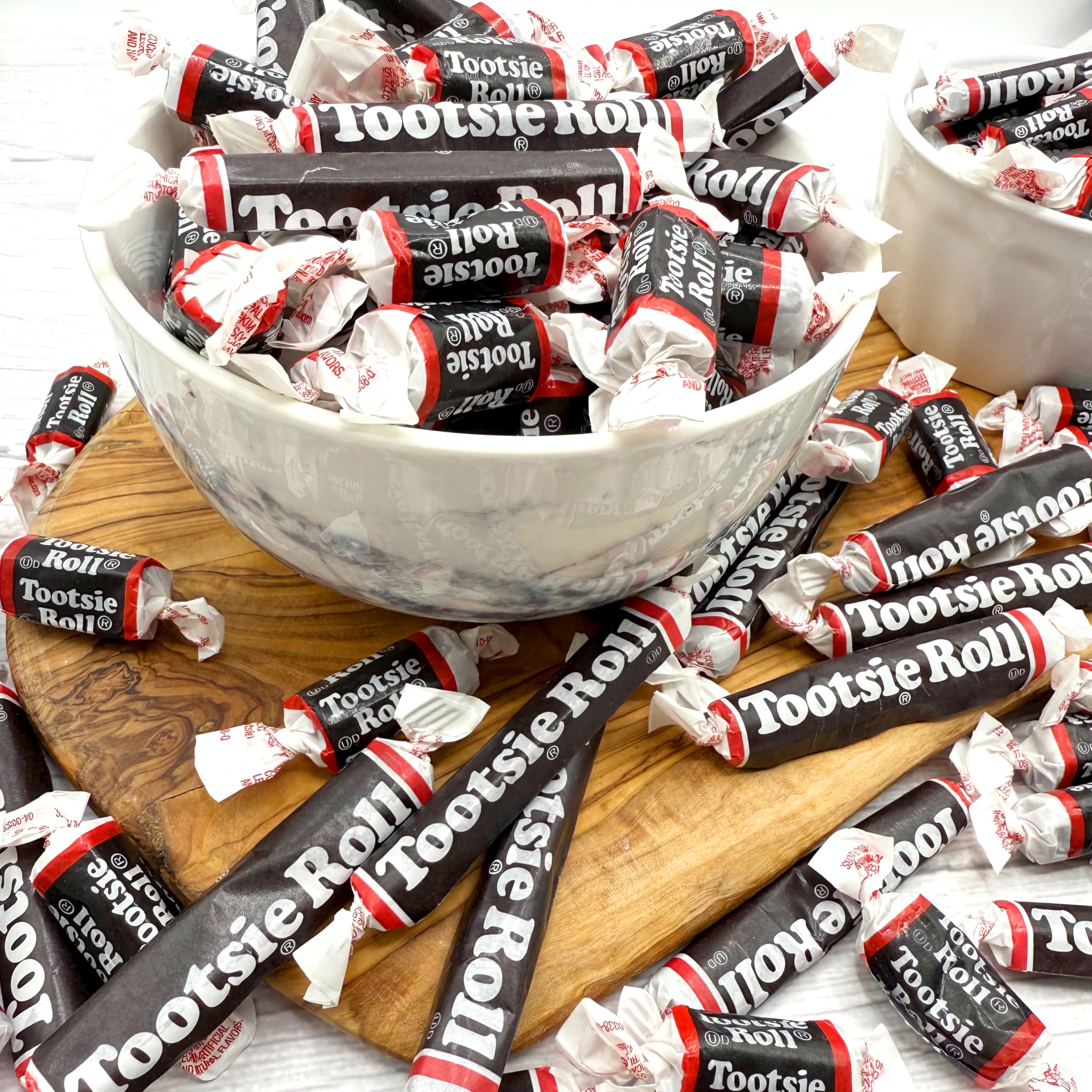 TootsieMidgees & Large Mix, 2lb Bulk Bag, Mini & Large Chocolate Bars, Individually Wrapped Bulk Candy, The Hampton Popcorn & Candy Company