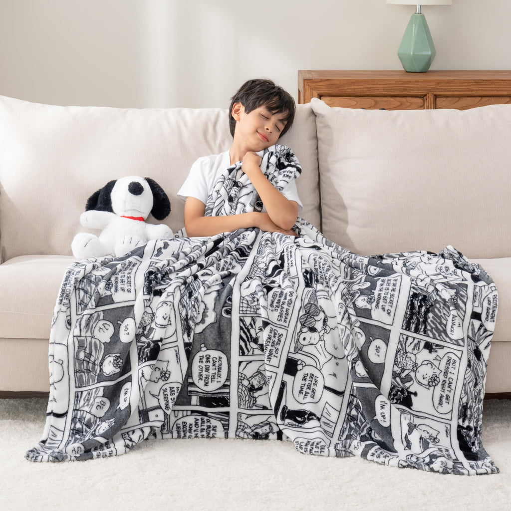 Berkshire Blanket VelvetLoft® Luxury Soft Polyester Throw Blanket, Don’t Let The Pigeon Drive The Bus, 50 x 70in(Official Mo Willems® Product)