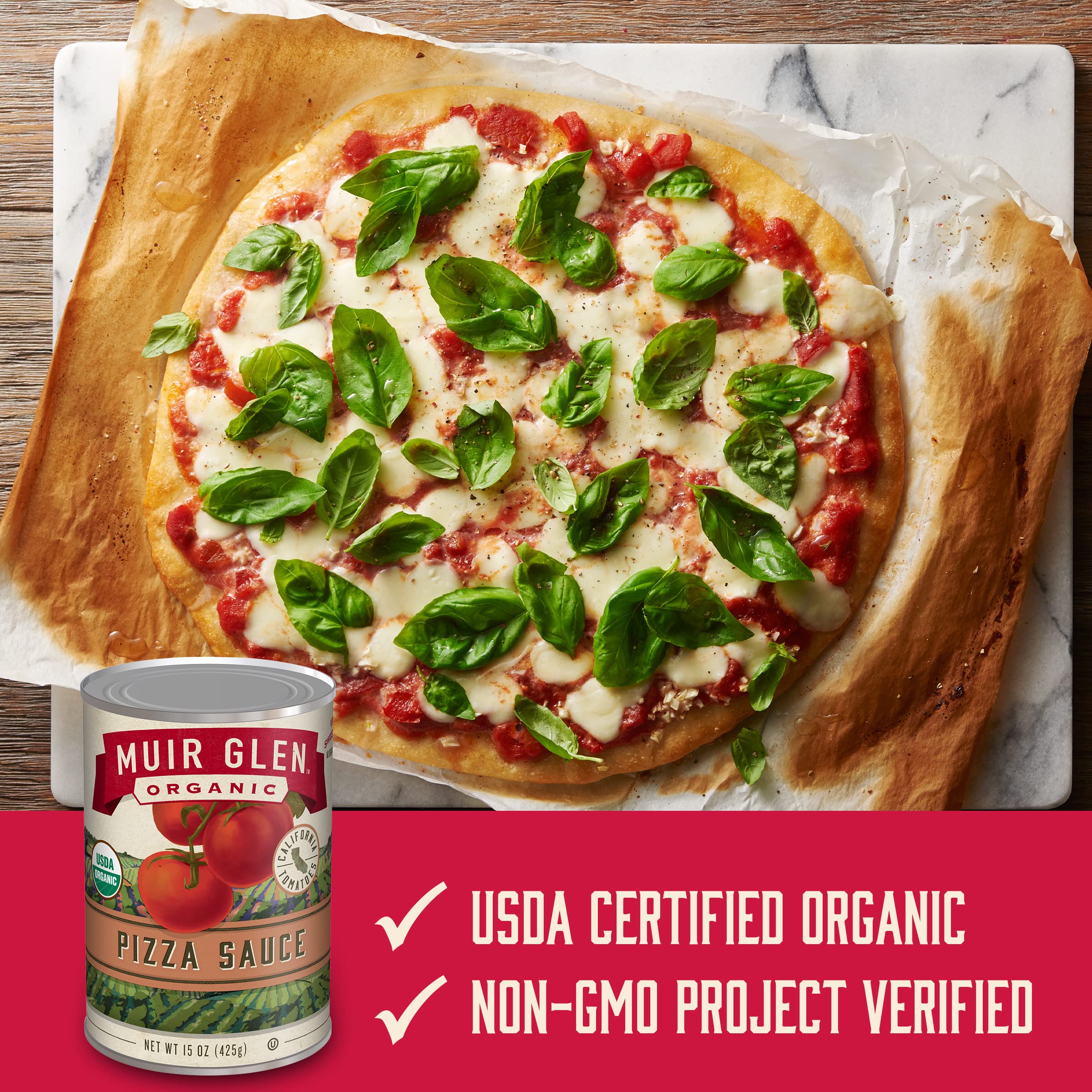 Muir Glen Organic Pizza Sauce, 15 oz. (Pack of 12)