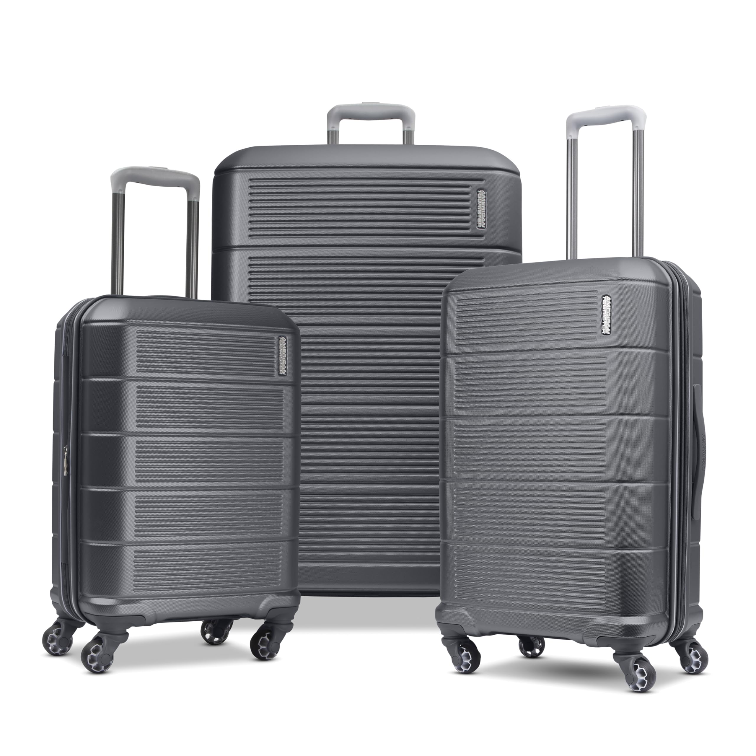 American Tourister Stratum 2.0 Expandable Hardside Luggage with Spinner Wheels, 2-Piece Set 20/28, Blue