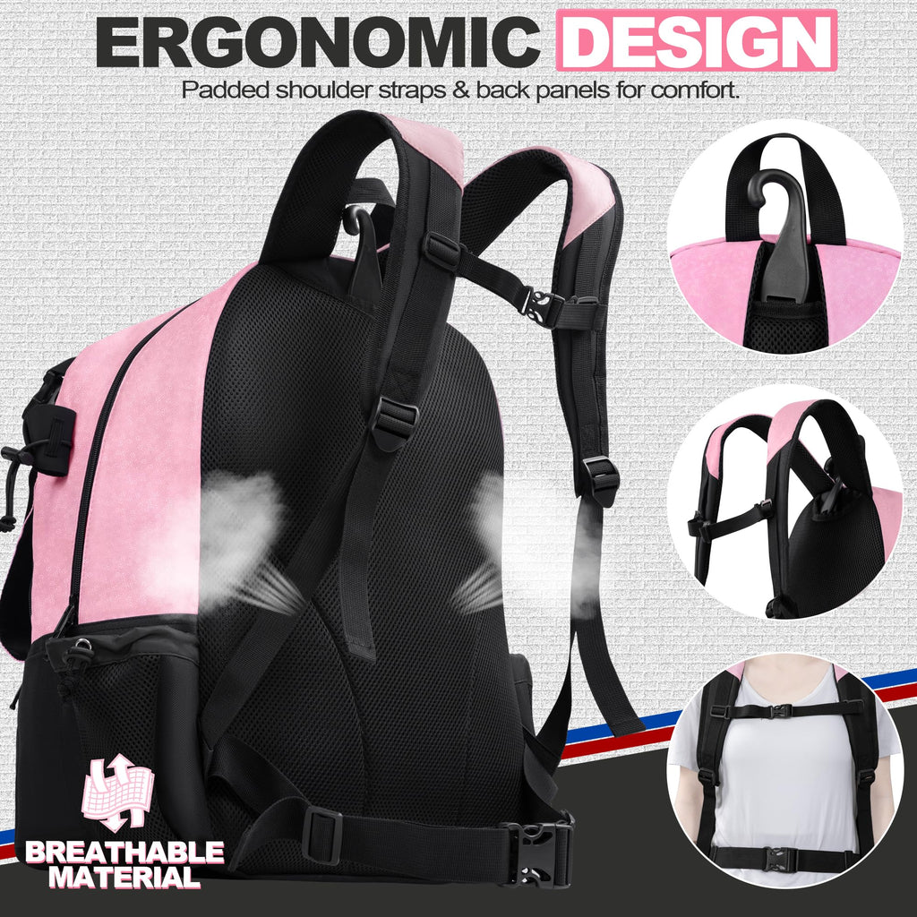GoHimal Lacrosse Bag Extra Large Lacrosse Backpack with Tow Stick Holder
