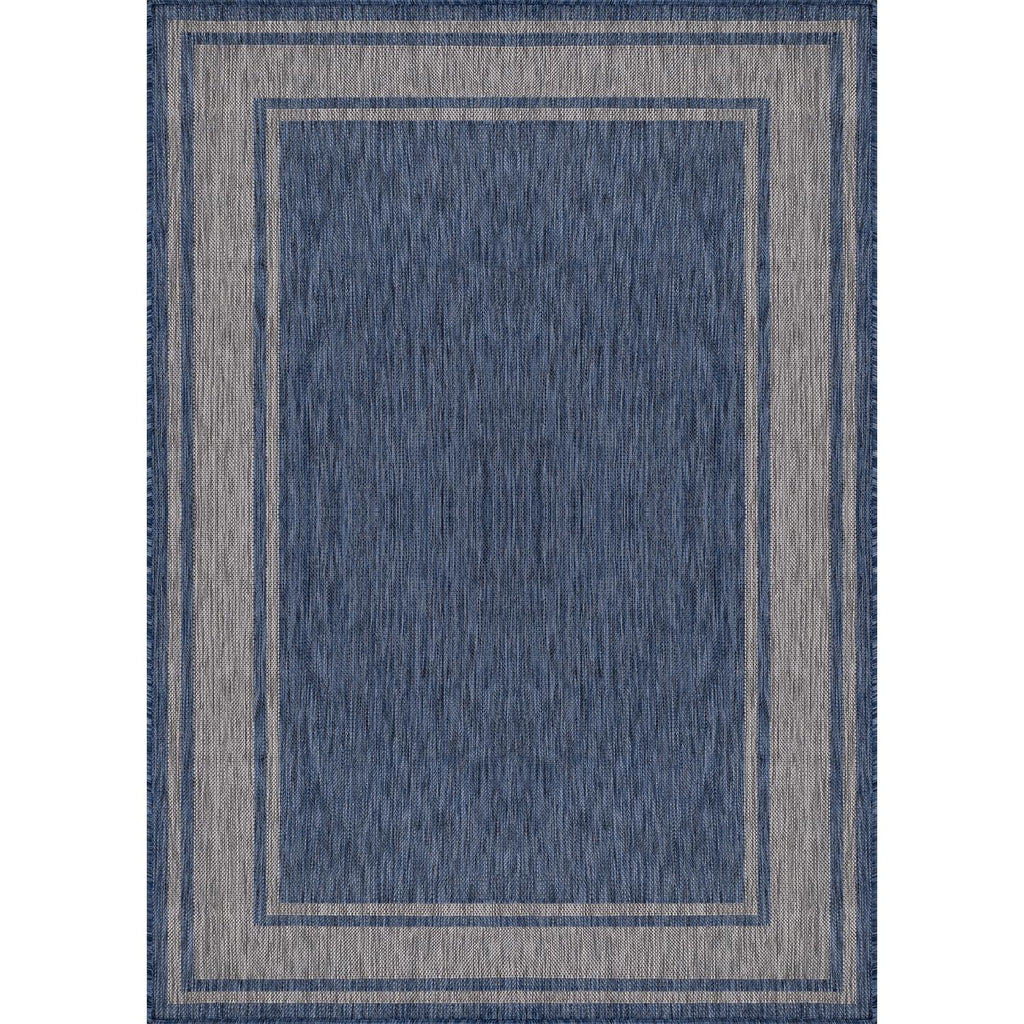 Beverly Rug Outdoor Rug 5x7 Modern Bordered Area Rugs for Indoor and Outdoor Patio Deck Porch Garden Waterproof Weather Sun Resistant Washable Outside Carpet (5 x 7 Beige)