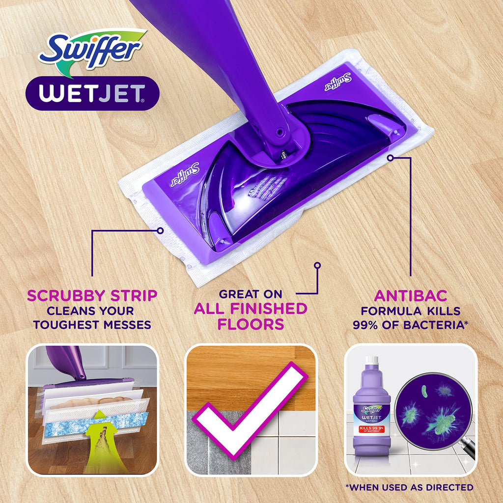 Swiffer WetJet Wood Mopping Pad Refill - 12ct (Pack of 3)