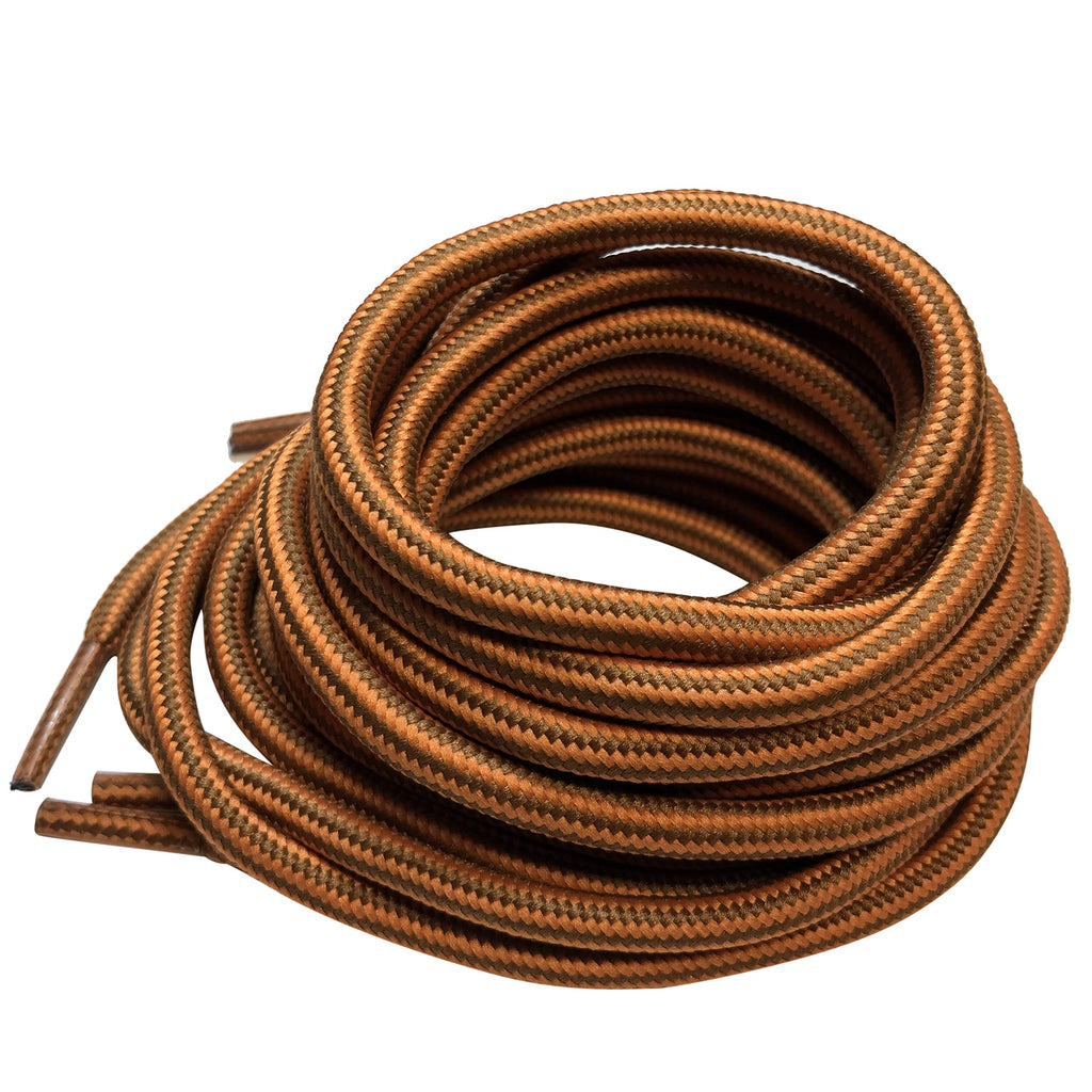 B&Q 3 Pairs Heavy Duty Round Boot Laces Shoelaces for Hiking Walking Construction Safety Work Boots Shoes