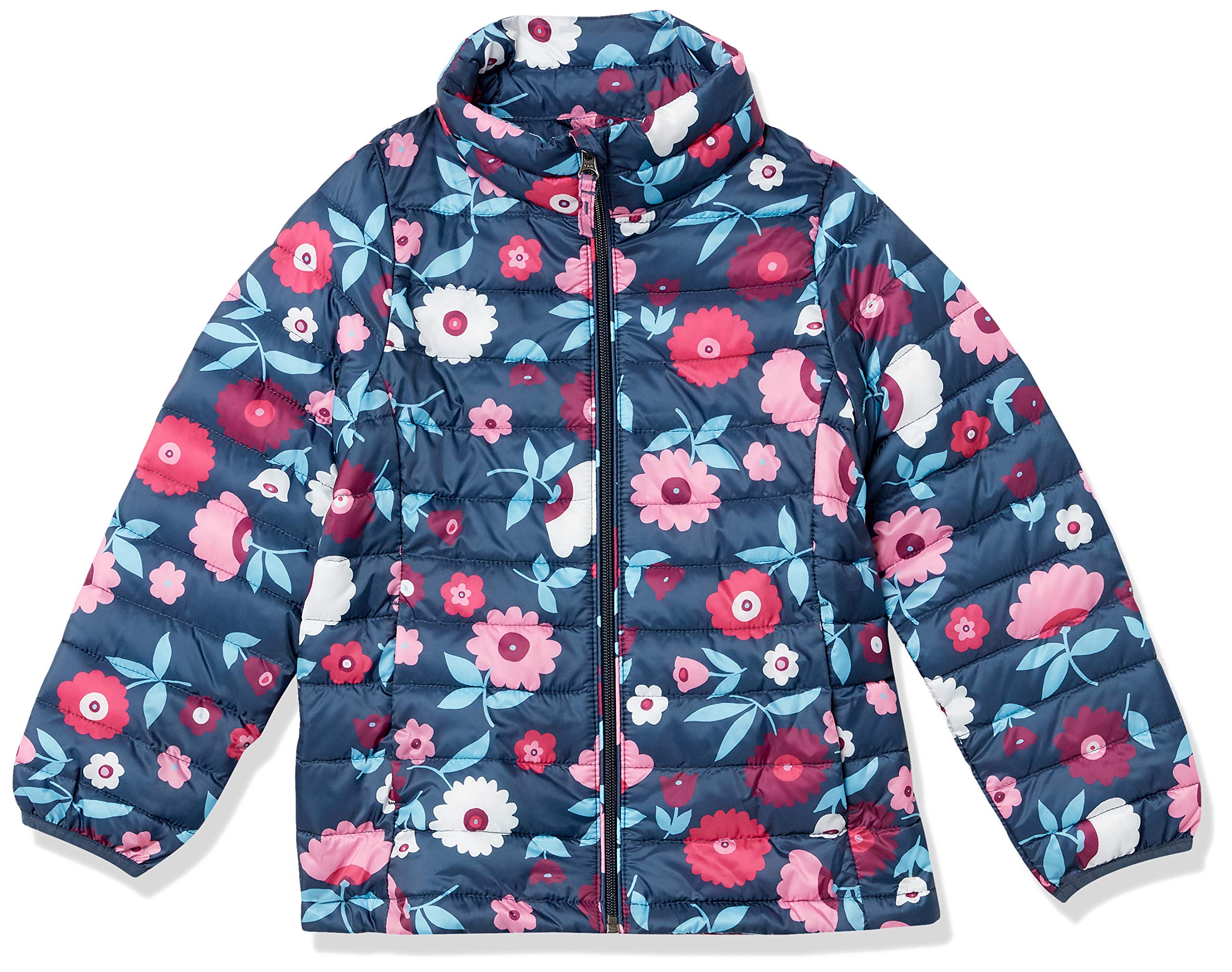 Amazon Essentials girls Light-weight Water-resistant Packable Mock Puffer Jackets