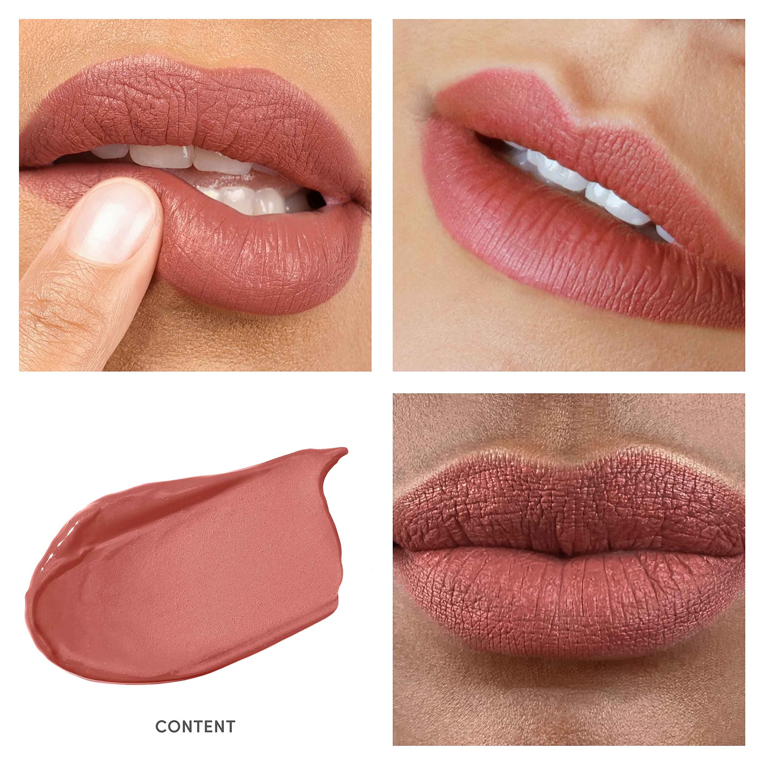 jane iredale Beyond Matte Lip Fixation Lip Stain | Long-Lasting Liquid Lipstick with Matte Finish | Conditions and Protects | Vegan & Cruelty-Free